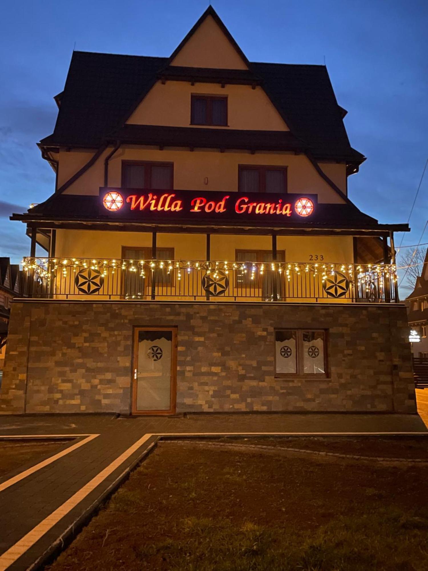 Willa Pod Grania Białka Tatrzańska Exterior foto
